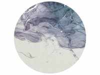 Komar Fototapete, Blau, Grau, Papier, 125x125 cm, Tapeten Shop, Fototapeten