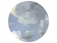 Fototapete, Blau, Wolken, 125x125 cm, Tapeten Shop, Fototapeten