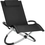 tectake Sonnenliege, Schwarz, Metall, 73x93x150 cm, Gartenm&ouml;bel, Gartenliegen