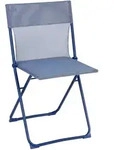 Lafuma Mobilier Klappstuhl, Blau, Metall, Textil, Kufe, U-Form, 48x83x44 cm,
