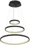Globo H&auml;ngeleuchte, Opal, Schwarz, Metall, Kunststoff, 120 cm, Lampen & Leuchten,