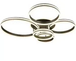 Globo Led-Deckenleuchte, Klar, Opal, Titan, Metall, Kunststoff, 91x21.5x114 cm, CE,