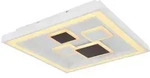 Globo Led-Deckenleuchte, Anthrazit, Opal, Wei&szlig;, Metall, Kunststoff,