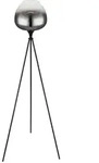 Globo Stehleuchte Maxy, Schwarz, Glas, 65x145x65 cm, CE, drehbar, h&ouml;henverstellbar,