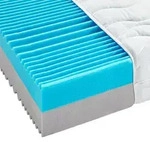 Sleeptex Kaltschaummatratze, Wei&szlig;, Textil, H2 + H3, F&uuml;llung: Polyester, 80x200 cm,