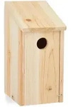 Relaxdays Nistkasten, Hellbraun, Holz, 12x26x14.5 cm, Gartenzubeh&ouml;r, Gartenpflege,