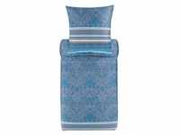 Bassetti Bettwäsche Maser, Blau, Textil, Ornament, 155x220 cm, Textiles...
