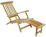 SAM Gartenliege, Beige, Holz, Rechteckig, 150x100x60 cm, Gartenm&ouml;bel, Gartenliegen