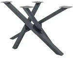 CLP Tischbein, Grau, Metall, 120x72x60 cm, Esszimmer, Tische, Esstische,...