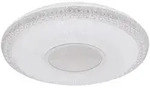 Globo Led-Deckenleuchte Klemens, Opal, Wei&szlig;, Chrom, Metall, Kunststoff, 360 mm,