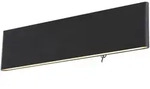 Globo Led-Wandleuchte Siegfried, Opal, Schwarz, Wei&szlig;, Metall, Kunststoff, F,
