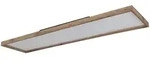 Globo Led-Deckenleuchte, Natur, Opal, Wei&szlig;, Metall, Kunststoff, Holzwerkstoff,