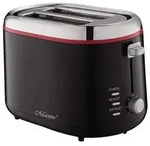 Maestro Toaster, Schwarz, Kunststoff, 15x18.5x27 cm, K&uuml;chenger&auml;te, Toaster