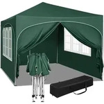 Woltu Pavillon,, Gr&uuml;n, Metall, 300x260x300 cm, Sonnen- & Sichtschutz, Pavillons &