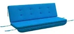 Outsunny Sitzkissen,, Blau, Kunststoff, 100x8x170 cm, Outdoor-Kissen,