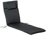 Outsunny Sitzkissen,, Grau, Kunststoff, 53x5x198 cm, Outdoor-Kissen,
