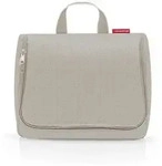 Reisenthel Kosmetiktasche Toiletbag XL herringbone sand, Beige, Kunststoff, Textil,
