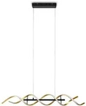 Trio Leuchten Led-H&auml;ngeleuchte Sequence, Alu, Gold, Metall, 16x150x104.5 cm, Lampen
