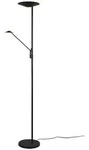Trio Leuchten Stehlampe, Schwarz, Metall, 30x180x30 cm, Lampen & Leuchten,