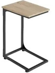 tectake Beistelltisch, Natur, Holzwerkstoff, Beton Optik, 30x63x40 cm, Wohnzimmer,