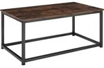 tectake Couchtisch, Rost, Holzwerkstoff, Rechteckig, 55x45.5x100 cm, Wohnzimmer,