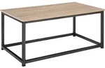 tectake Couchtisch, Natur, Holzwerkstoff, Rechteckig, 55x45.5x100 cm, Wohnzimmer,