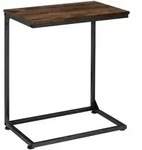tectake Beistelltisch, Rost, Holz, Beton Optik, 55.5x67x35 cm, Wohnzimmer,
