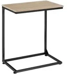 tectake Beistelltisch, Natur, Holz, Beton Optik, 55.5x67x35 cm, Wohnzimmer,