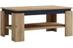 Mid.you Couchtisch, Schwarz, Honigeiche, Holzwerkstoff, rechteckig, eckig, 53x41x90