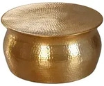 Mid.you Couchtisch, Gold, Metall, rund, 60x30.5x60 cm, Wohnzimmer, Wohnzimmertische,