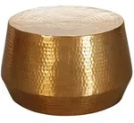 Mid.you Beistelltisch, Gold, Metall, rund, 60x36x60 cm, Wohnzimmer,...