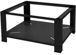 Ml-Design Waschmaschinen, Schwarz, Metall, 54x32x63 cm, Waschk&uuml;che,
