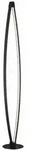 Fischer & Honsel Led-Stehleuchte Fenga, Schwarz, Metall, oval,oval, 145 cm, Lampen &