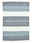 Theko Fleckerlteppich, Anthrazit, Textil, Gestreift, Rechteckig, 160x230 cm,...