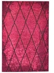 Tom Tailor Teppich Fine Line, Bordeaux, Textil, Raute, rechteckig, 155x230 cm,