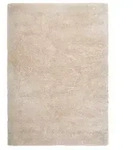 Obsession Hochflorteppich My Curacao, Creme, Textil, Uni, rechteckig, 160x230 cm,