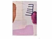 Tom Tailor Webteppich, Mehrfarbig, Rosa, Textil, Abstraktes, rechteckig, 160x230 cm,