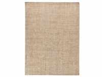 Tom Tailor Handwebteppich, Braun, Textil, Uni, rechteckig, 65x135 cm, Teppiche &