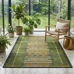 Gino Falcone Outdoorteppich, Gr&uuml;n, Textil, Abstrakt, Rechteckig, 300x400 cm,