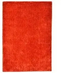 Tom Tailor Hochflorteppich Cozy, Rost, Textil, Uni, rechteckig, 140x200 cm, Teppiche