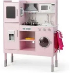 Costway Koch, Pink, Holz, 83x103x29 cm, Spielzeug, Kinderspielzeug, Kinderk&uuml;chen