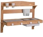 Roba Spiel-, Teak, Holz, Rechteckig, 85x65x35 cm, unisex, Outdoor Spielzeug,