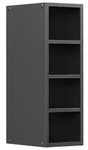 Vicco H&auml;ngeschrank, Anthrazit, Anthrazit, Holzwerkstoff, 3 F&auml;cher, Rechteckig,