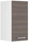 Vicco H&auml;ngeschrank, Grau, Wei&szlig;, Holzwerkstoff, 1 F&auml;cher, Rechteckig, 30x60x31 cm,