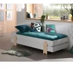 Vipack Stapelbett, Wei&szlig;, Holz, Kiefer, 90x200 cm, Schlafzimmer, Betten, G&auml;stebetten