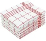 Zollner Geschirrt&uuml;cher,, Rot, Textil, 50x70 cm, Oeko-Tex&reg; Standard 100,...