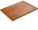 Kesper Schneidebrett, Natur, Naturmaterialien, 50x3.1x56 cm, FSC 100%, Saftrille,