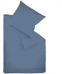 Fleuresse Bettw&auml;sche, Blau, Textil, Uni, 135x200 cm, pflegeleicht, atmungsaktiv,