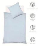 Fleuresse Bettw&auml;sche Provence, Hellblau, Textil, Uni, 135x200 cm, pflegeleicht,