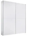 P & B Schwebet&uuml;renschrank, Wei&szlig;, 2 F&auml;cher, 170x195x57.5 cm, Blauer Engel, BQ -